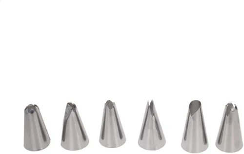 Vista 3 de Utoolmart 23 piezas de herramientas de decoración de pasteles suministros con puntas de glaseado, bolsas de pastelería de polietileno, uñas