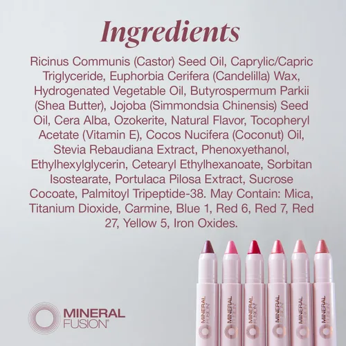 Vista 6 de Mineral Fusion Tinte labial Sheer Moisture Glisten, 0.1 onzas (el embalaje puede variar)