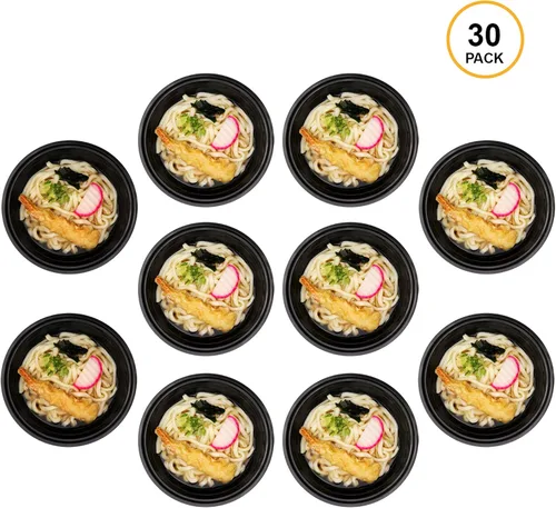 Vista 2 de Freshware Recipientes de preparación de comidas con tapas, cuencos de plástico para sopa y ensalada, caja Bento para almacenamiento de alimentos