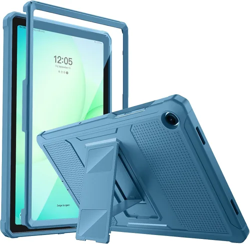 Vista 27 de MoKo Funda para Samsung Galaxy Tab A9 Plus/A9+ de 11 pulgadas 2023, a prueba de golpes de cuerpo completo resistente con protector de pantalla