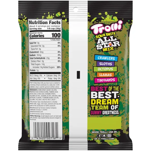 Vista 2 de Trolli Gummi Creations - Caramelo de gomitas ácidos, 4.25 onzas (paquete de 12)