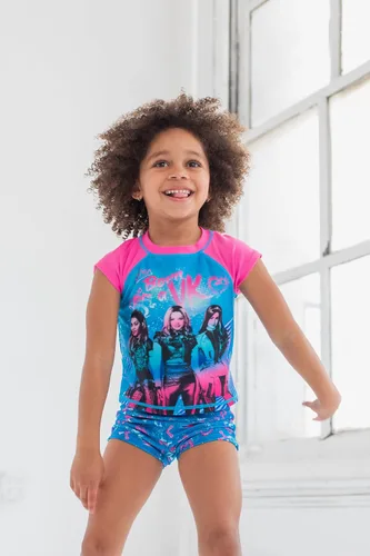 Vista 3 de Disney Conjunto de camiseta de natación y parte inferior de natación de manga corta