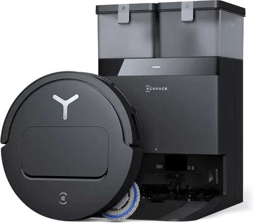 Vista 9 de ECOVACS DEEBOT T30C Aspiradora Robot y Trapeadora, Succión de 20,000Pa, Trapeado de Borde Adaptativo TruEdge, Tecnología ZeroTangle 2.0, Lavado