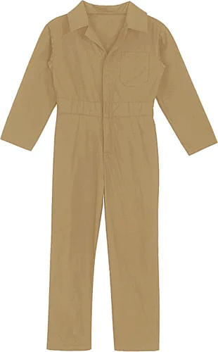 Vista 3 de CHICTRY Disfraz de mecánico para niños, traje de caldera de manga larga, overol de vuelo