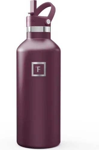 Vista 70 de IRON °FLASK Botella de agua de boca estrecha de 24 onzas con boquilla Aurora