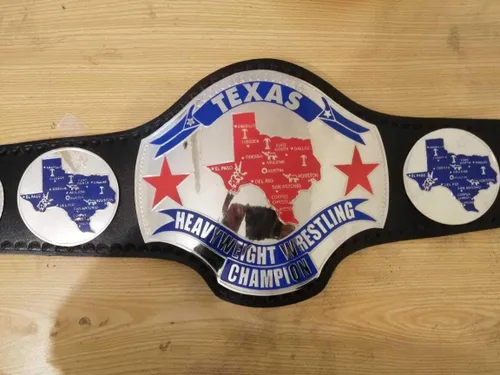 Vista 2 de NWA Texas Heavyweight Championship Wrestling Belt (réplica)