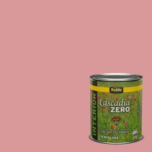Vista 75 de Rodda Paint CASCADIA ZERO - Pintura satinada e imprimación para interiores en uno, cuarto de galón, albaricoque primavera