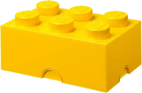 Vista 16 de Room Copenhagen LEGO - Caja de ladrillo de almacenamiento apilable con 6 pernos, bloques de construcción organizativos decorativos para juguetes