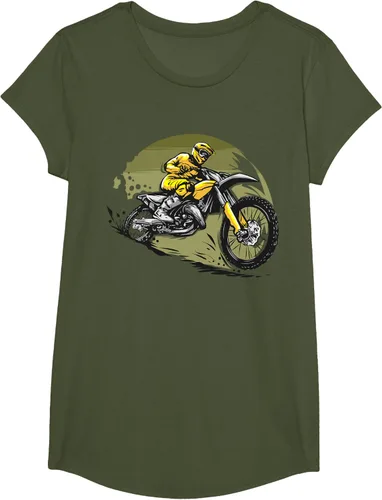 Vista 86 de Camiseta de motocross Supermotard Enduro, Negro, S