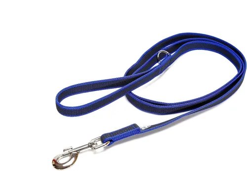 Vista 88 de Julius-K9 218GM-B-DP Correa de color y gris superagarre, ajustable, 0.551 in x 7.2 ft, azul-gris