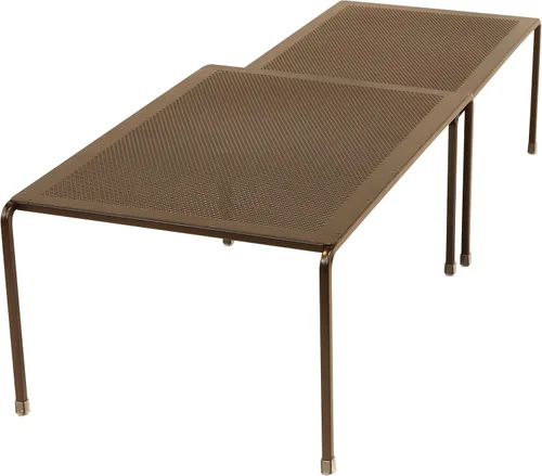 Vista 5 de Deco Brothers - Organizador de estantes ampliables para cocina y mostrador Bronce