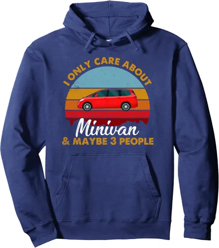 Vista 5 de Retro Style Sunset Minivan Car Pullover Hoodie