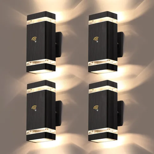 Vista 10 de LMP LED luz de pared cuadrada, luces al aire libre, cuerpo de aluminio impermeable, 3000k 5W con certificado ETL