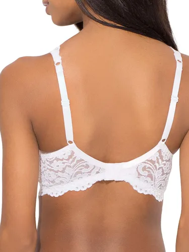 Vista 2 de Smart Sexy - Brasier de encaje con alambre sin forro para mujer