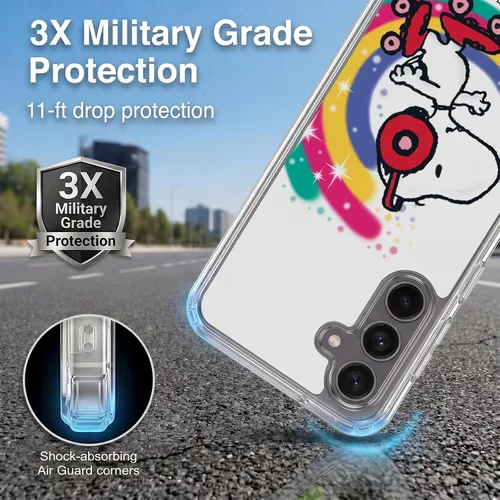 Vista 457 de Head Case Designs Officially Licensed Peanuts Beach Surf Snoopy Boardwalk Airbrush Gel Case [Military Grade Protection] Compatible with Google Pixel