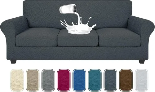 Vista 110 de YEMYHOM - Fundas elásticas para cojín individual, protector de sofá, silla, asiento, funda deslizante, funda suave de sofá, reemplazo, grande, a