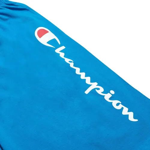 Vista 2 de Champion Pantalones cortos grandes y altos para hombre Pantalones cortos de gimnasio atléticos de jersey con guión lateral