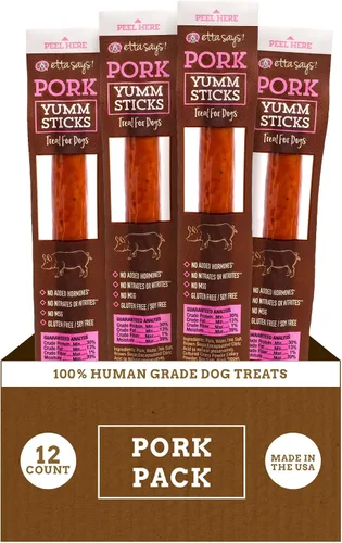 Vista 17 de etta says! Yumm Sticks, paquete variado de golosinas de carne seca