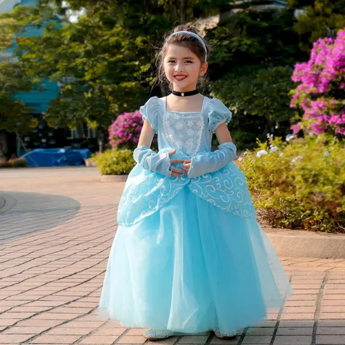 Vista 5 de MDYCW Princess Dress Up Birthday Party Fairy Costume for Toddler Girls, Special Occasion Dresses Pageant Ball Gown