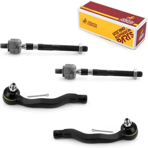 Vista 142 de Metrix Premium Chassis Parts - Kit de 4 piezas de extremos de barra de acoplamiento frontal exterior e interior compatible con Nissan Pathfinder