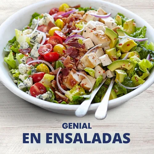 Vista 5 de Kraft Aderezo Italiano Picante para Ensaladas, Botella de 16 fl oz