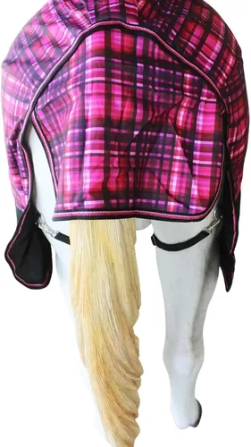 Vista 6 de Challenger Horse 1200D Turnout Waterproof Fleece Lined Medium Winter Blanket 3B108LG
