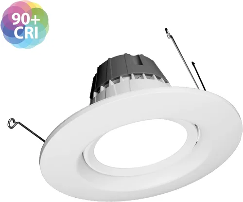 Vista 3 de NICOR Lighting DCG Series - Lámpara empotrable LED de 6 pulgadas, 2700 K (DCG621202KWH)