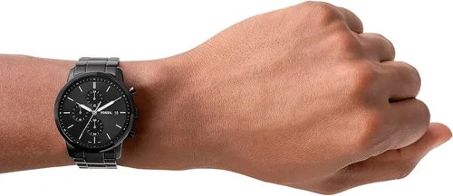 Vista 4 de Fossil Reloj cronógrafo minimalista cronógrafo de cuero - FS5850