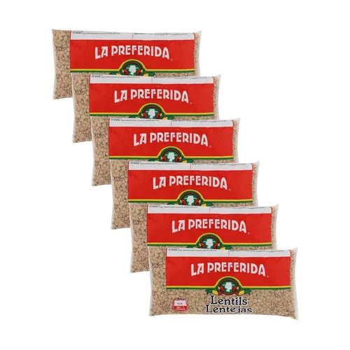 Vista 12 de La Preferida Lentejas secas (proteínas a base de plantas aptas para presupuestos con 14 porciones por bolsa) – 0.31 onzas de proteína y 0.23 oz