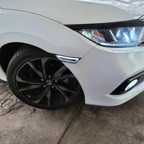 Vista 4 de Luz de Marcador Lateral LED de Repuesto para Civic (10ª Gen) Coupe/Hatchback/Sedan 2016-2021, 2PCS Lámpara de Conducción de Guardabarros de Posición