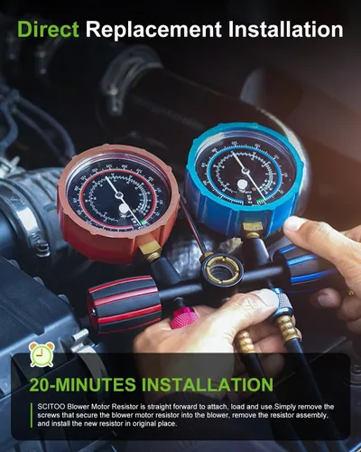 Vista 7 de SCITOO Regulador de resistencia del motor del ventilador del ventilador del calentador de aire acondicionado para 1994-2001 para Acura Integra