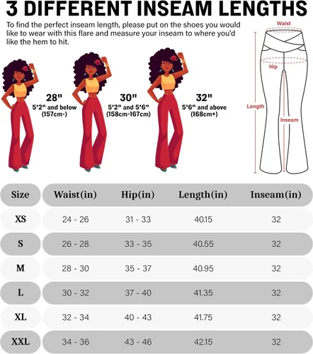 Vista 6 de HEGALY - Pantalones deportivos de yoga acampanados para mujer, leggings acampanados de cintura alta cruzada para disimular el abdomen