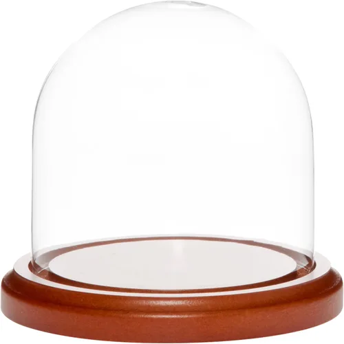 Vista 7 de Plymor Cúpula de cristal de 4 x 4 pulgadas (base de madera MDF negra)