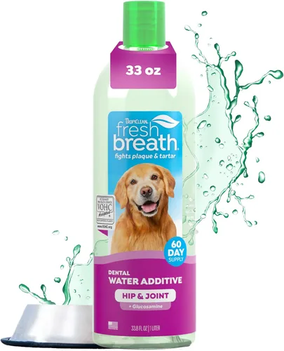Vista 18 de TropiClean - Aditivo de agua para aliento fresco para cachorros, solución limpiadora de dientes y ambientador de aliento, sin necesidad de pasta