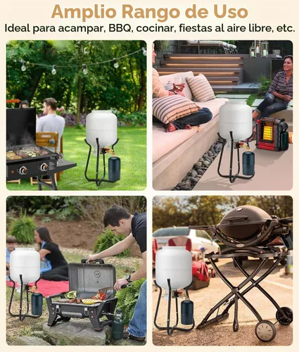 Vista 7 de WADEO Adaptador de recarga de propano con válvula y medidor, llena botellas de 1 lb desde tanque de propano de 20 lb, diseño de codo de 90 grados