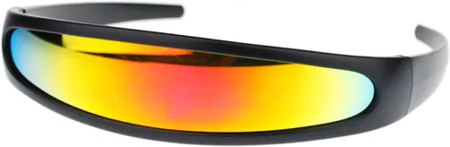 Vista 2 de SA106 Lentes de sol monolens Cyclops robóticos futuristas