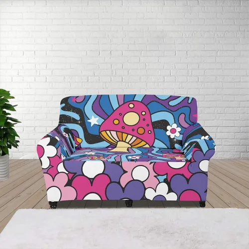 Vista 43 de Fundas aztecas para sofá, lavables e impermeables, fundas elásticas para sofás y sofás, a prueba de polvo, fundas elásticas para sofá de 1 cojín