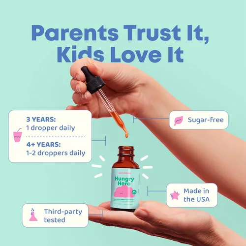 Vista 6 de JoySpring Potenciador de apetito para niños a partir de 3 años Aumento de peso natural con L-lisina y vitaminas B Potenciador del apetito
