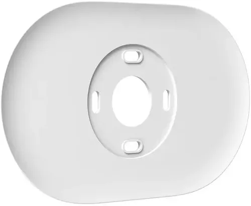 Vista 2 de Kit de embellecedores para el termostato Google Nest - Hecho para el termostato Nest - Accesorio de termostato programable con Wifi - Nieve