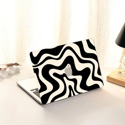 Vista 7 de AKIT Compatible con MacBook Air de 15 pulgadas Funda 2025 2024 2023 M4 M3 M2 A3241 A3114 A2941, Funda Rígida de Plástico con Patrón Único