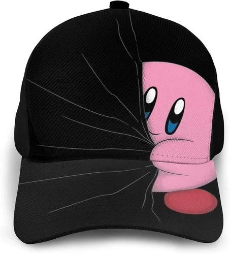 Vista 3 de Kehua Hidden Kirby - Gorra de béisbol ajustable para hombre unisex color negro