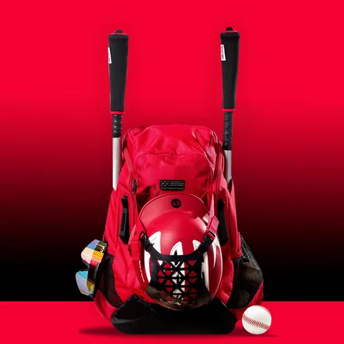 Vista 3 de Funda para mango, funda para bate de béisbol que protege el agarre del vehículo y del bate, guantes de bateo y compañero de casco con gancho
