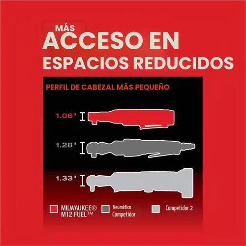 Vista 5 de M12 COMBUSTIBLE 3/8" TRINQUETE 2BAT