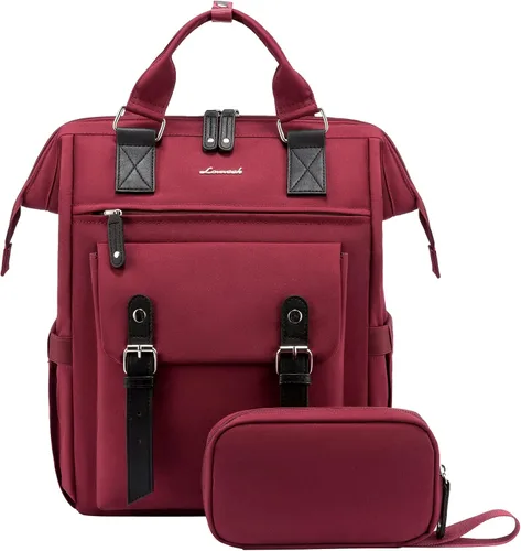 Vista 38 de LOVEVOOK - Mochila para laptop, para viaje de trabajo, bolso de enfermera, profesor, médico, viajero, para computadora de negocios, mochila