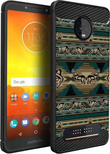 Vista 31 de CasesOnDeck Funda compatible con [Motorola Moto Z3 Play Moto Z3] Moto Z3 Design, funda delgada negra flexible y elegante protección contra golpes