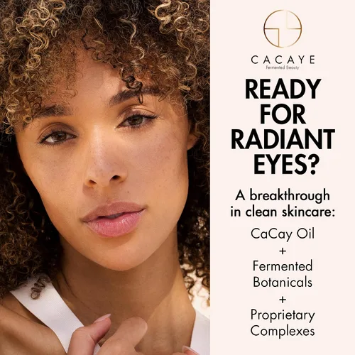 Vista 2 de CACAYE Triple Retinoide Crema de ojos para antienvejecimiento 0.5 fl oz – Crema natural alternativa al retinol debajo de los ojos para arrugas