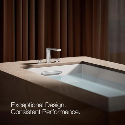 Vista 9 de Kohler 73081-3-CP Composed® Grifo de baño para montaje en cubierta con asas cruzadas, cromo pulido