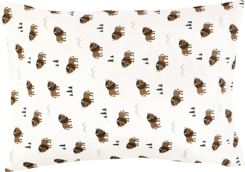 Vista 15 de Hudson Baby Funda de almohada unisex de algodón para bebé, Animal Adventure, talla única