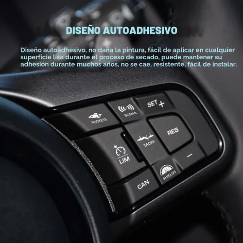 Vista 4 de 2 piezas de adhesivos de novedad para coche o camión, vinilo transparente, estilo moderno, impermeable, redondo, para uso en interiores, tema