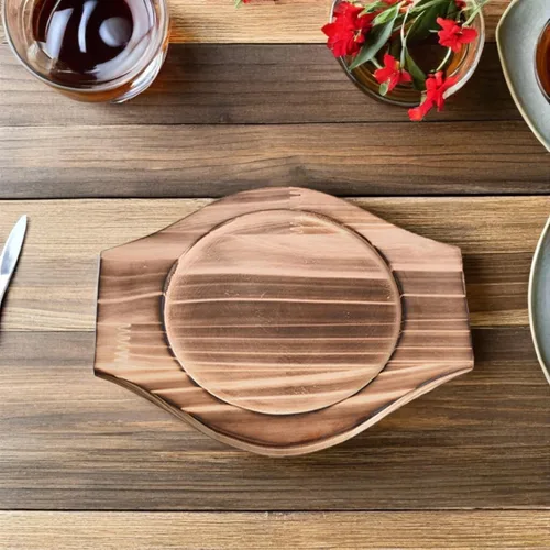 Vista 8 de Dolsot - Cuenco de piedra coreana con base de madera, 2 piezas, cuenco de bibimbap coreano, tapete de madera, olla para olla caliente
